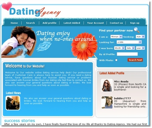 dating site templates